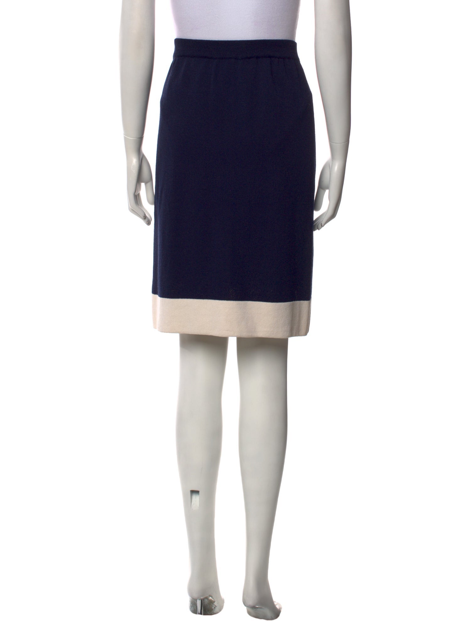 St. John Wool Knee-Length Skirt